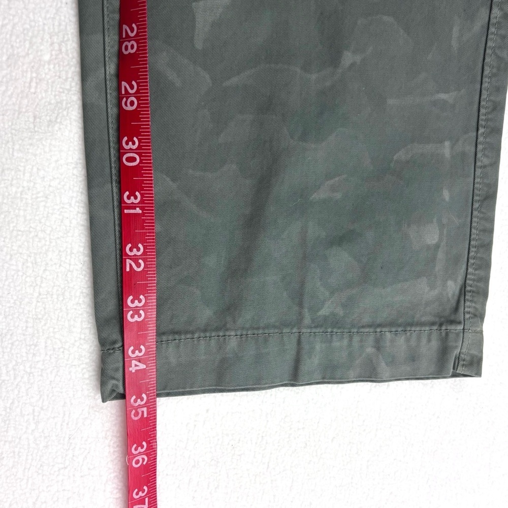 NWT Banana Republic Green Aiden Camo 100% Cotton Slim Straight Chino Pants 36/36 - Picture 15 of 16